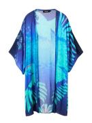 Desigual Kimono 'Arara'  turkis / koboltblåt / aqua / neonpink