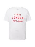 Pepe Jeans Bluser & t-shirts  rød / hvid