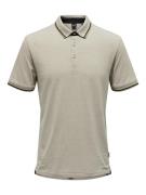 Only & Sons Bluser & t-shirts 'Fletcher'  mørkebeige / sort