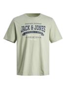 JACK & JONES Bluser & t-shirts  navy / pastelgrøn / hvid