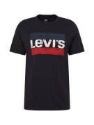 LEVI'S ® Bluser & t-shirts 'Sportswear Logo Graphic'  navy / mørkerød / sort / hvid