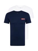 LEVI'S ® Bluser & t-shirts '2Pk Crewneck Graphic'  navy / blodrød / hvid