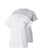 LEVI'S ® Shirts '2Pack Vneck Tee'  grå-meleret / hvid