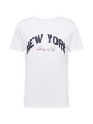 AÉROPOSTALE Bluser & t-shirts 'NEW YORK'  brun / sort / hvid