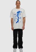 MT Upscale Bluser & t-shirts '2Pac Me Against The World'  creme / royalblå