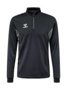 Hummel Sportsweatshirt 'AUTHENTIC'  grå / sort / hvid