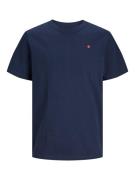JACK & JONES Bluser & t-shirts 'Road'  navy / lys rød