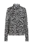 Karl Lagerfeld Bluse  sort / hvid