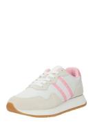 Tommy Jeans Sneaker low 'Eva Runner Mat'  beige / pink / hvid