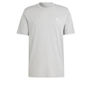 ADIDAS ORIGINALS Bluser & t-shirts 'Trefoil Essentials'  lysegrå / hvid