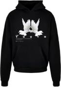 Lost Youth Sweatshirt 'Dove'  pastelrød / sort / hvid