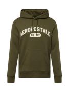 AÉROPOSTALE Sweatshirt  khaki / hvid