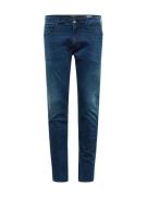 REPLAY Jeans 'Anbass'  mørkeblå / karamel / sort
