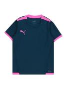 PUMA Funktionsskjorte 'TeamLIGA'  mørkeblå / lys pink