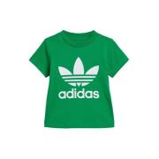 ADIDAS ORIGINALS Shirts 'Trefoil'  grøn / hvid