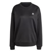 ADIDAS ORIGINALS Sweatshirt 'Trefoil Loose Crew'  sort / hvid