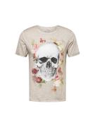Key Largo Bluser & t-shirts 'TERMINAL'  mørkebeige / lysegrøn / sort / hvid