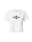 LEVI'S ® Shirts 'GR Cropped Jordie Tee'  lyseblå / sort / hvid