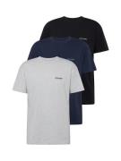 Abercrombie & Fitch Bluser & t-shirts  mørkeblå / lysegrå / sort / hvid