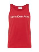 Calvin Klein Jeans Bluser & t-shirts  blodrød / hvid