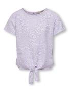 KIDS ONLY Bluser & t-shirts  purpur / hvid