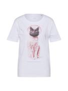 EINSTEIN & NEWTON Shirts 'Astro Cat'  grå / gammelrosa / hvid
