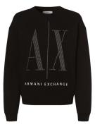 ARMANI EXCHANGE Sweatshirt  sort / sølv / hvid