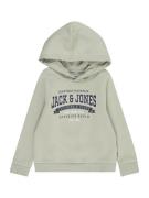 Jack & Jones Junior Sweatshirt  natblå / pastelgrøn / hvid