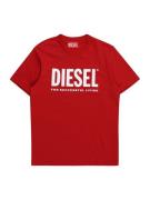 DIESEL Shirts 'LTGIM'  rød / offwhite