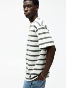 Pull&Bear Bluser & t-shirts  gran / hvid