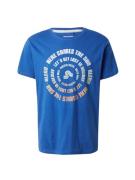 BLEND Bluser & t-shirts  blå / lysebrun / offwhite