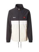 ELLESSE Overgangsjakke 'Loselli'  sort / hvid / offwhite