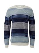 KnowledgeCotton Apparel Pullover  blå / navy / offwhite