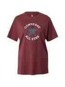 CONVERSE Bluser & t-shirts 'Chuck Taylor All Star'  mørkegrå / burgunder / hvid