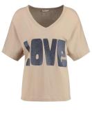 Key Largo Shirts 'WT LONELY'  beige / sort