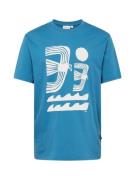 DEDICATED. Bluser & t-shirts 'Stockholm Seagulls And Waves'  himmelblå / hvid