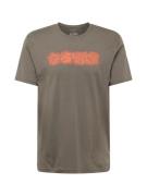 G-Star RAW Bluser & t-shirts  mudderfarvet / orange