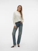 VERO MODA Pullover 'VMFiluca'  ecru