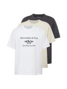 Abercrombie & Fitch Bluser & t-shirts  lysebeige / antracit / rød / hvid