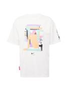Nike Sportswear Bluser & t-shirts  pastelblå / abrikos / sort / æggeskal
