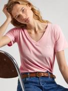 Pepe Jeans Shirts 'LORETTE'  lyserød / hvid