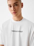 Bershka Bluser & t-shirts  grå / sort / hvid