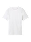 TOM TAILOR DENIM Bluser & t-shirts  lyseblå / mint / sort / hvid