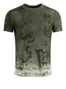 Key Largo Bluser & t-shirts 'MT TIGER'  grøn / sort