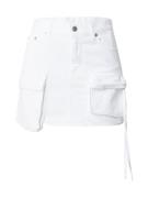 Dondup Nederdel  white denim