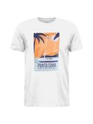 WESTMARK LONDON Bluser & t-shirts 'VACA PUNTA CANA'  blandingsfarvet / hvid