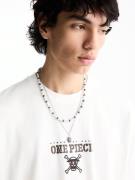 Pull&Bear Bluser & t-shirts 'ONE PIECE LUFFY'  greige / sort / hvid