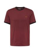 FARAH Bluser & t-shirts 'GROVES'  burgunder / sort
