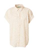 UNITED COLORS OF BENETTON Bluse  beige / hvid
