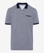BRAX Bluser & t-shirts 'Paddy'  marin / grå-meleret / hvid